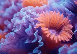 Coral Reef. Sea flower. Living coral and reef. Colorful coral reef. The deep water of the sea ocean environment. 4K Coral reef wallpaper. Tropical coral reef.